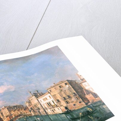 Grand Canal: San Geremia and the Entrance to the Canneregio by Francesco Guardi