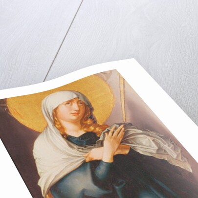 Virgin Mary with Sword by Albrecht Dürer or Duerer
