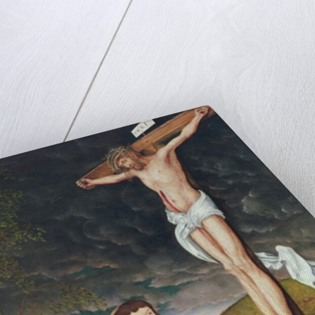 Albert, Cardinal Elector of Mainz at the foot of the Cross by Lucas the Elder Cranach