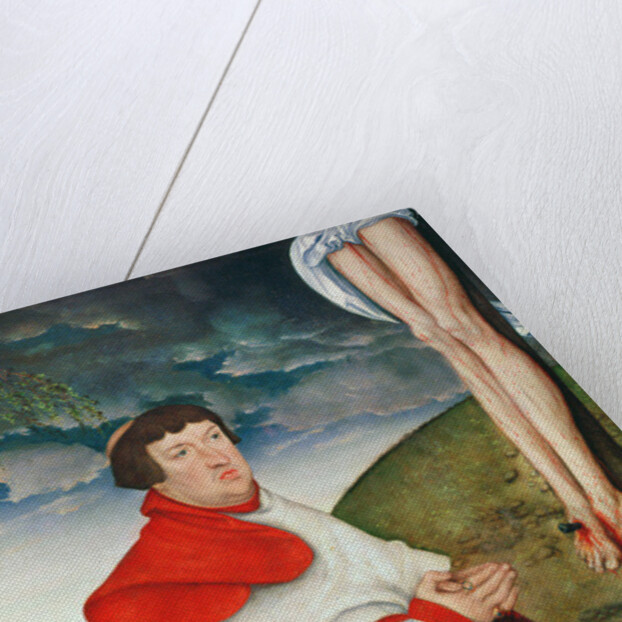 Albert, Cardinal Elector of Mainz at the foot of the Cross by Lucas the Elder Cranach