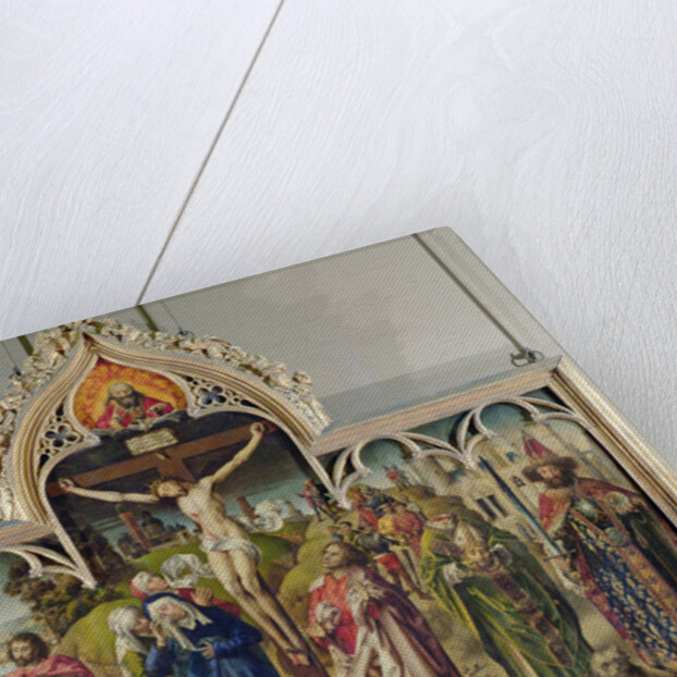 The Parlement of Paris Altarpiece, 1453-55 by French School