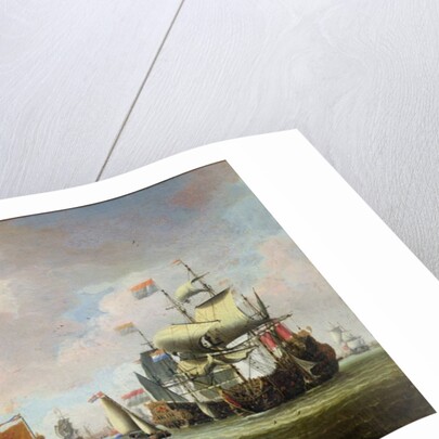 The Arrival of Michiel Adriaanszoon de Ruyter in Amsterdam by Abraham Storck