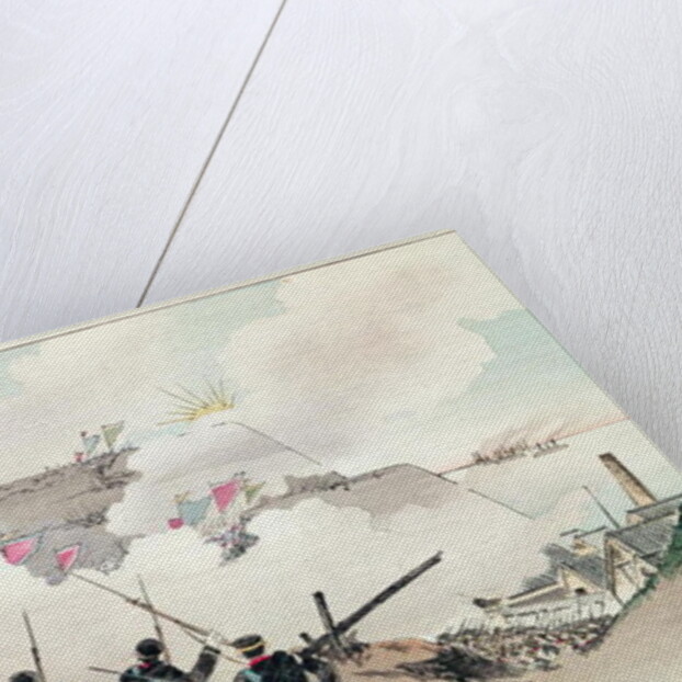 The Battle of Port Arthur, c.1894 by School Chinese
