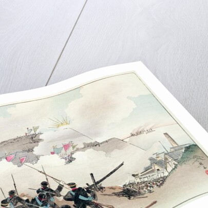 The Battle of Port Arthur, c.1894 by School Chinese
