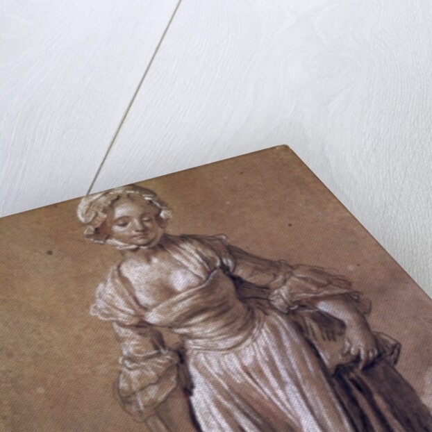 Standing Young Girl by Jean Baptiste Greuze