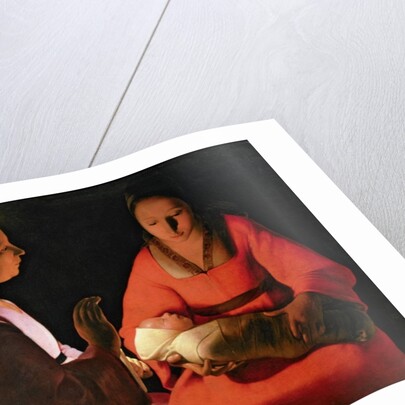 The Newborn Child, late 1640s by Georges de la Tour