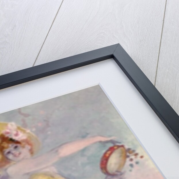 Dancer with a Basque Tambourine by Jules Cheret