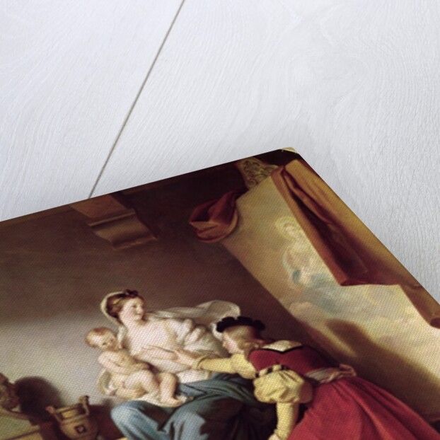 Raphael Adjusting his Model's Pose for his Painting of the Virgin and Child by Alexandre Evariste Fragonard