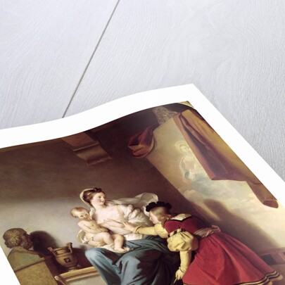 Raphael Adjusting his Model's Pose for his Painting of the Virgin and Child by Alexandre Evariste Fragonard
