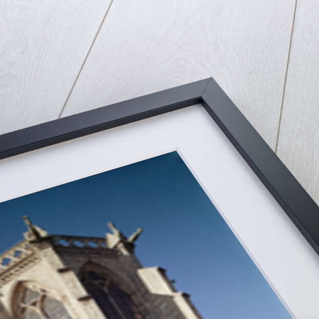 View of the chevet of the church, built 1260-1320 by School French