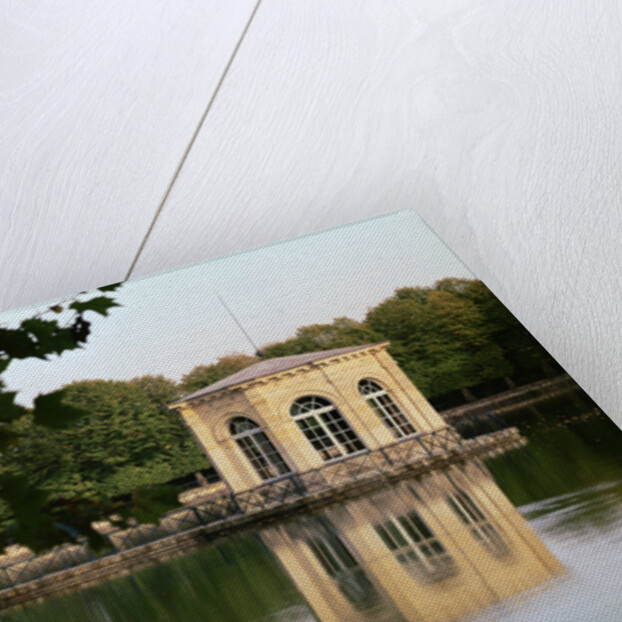 View of the Etang des Carpes with the octagonal pavilion by Anonymous