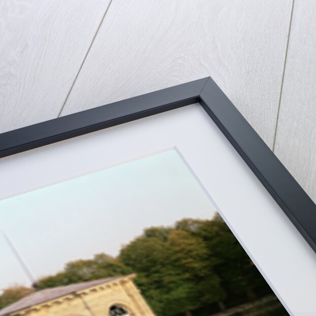 View of the Etang des Carpes with the octagonal pavilion by Anonymous