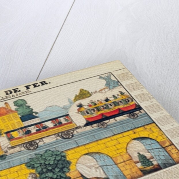 The Versailles to Paris Railway by French School