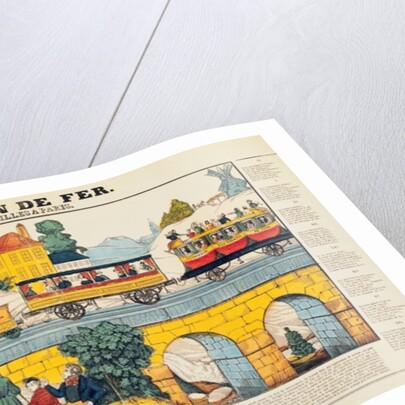 The Versailles to Paris Railway by French School