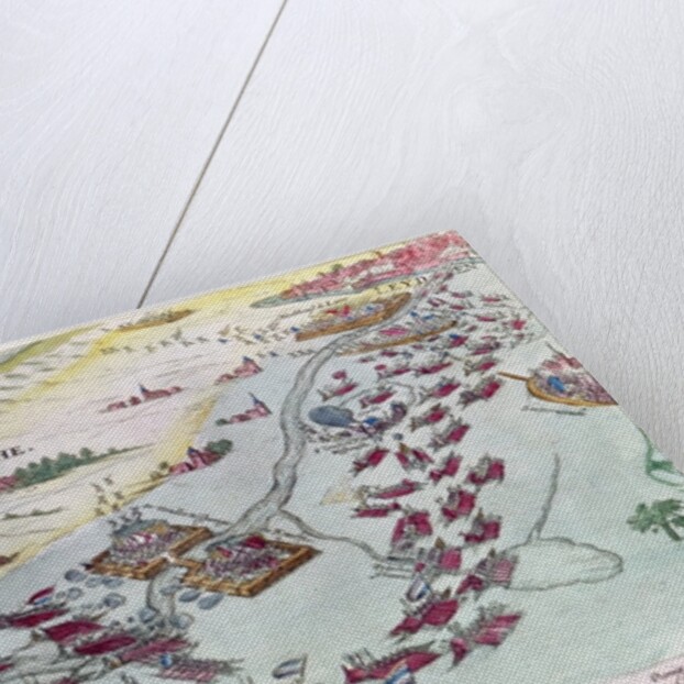 Naval Combat off the Coast of The Hague Naval between the Beggars of the Sea and the Spanish in 1573 by Franz Hogenberg