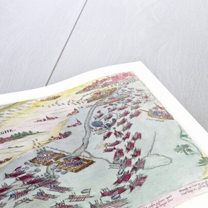 Naval Combat off the Coast of The Hague Naval between the Beggars of the Sea and the Spanish in 1573 by Franz Hogenberg