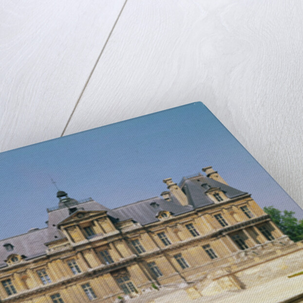 View of the East facade of Chateau de Maisons-Laffitte, built 1642-51 by Francois Mansart