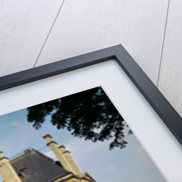 View of the West facade of Chateau de Maisons-Laffitte, built 1642-51 by Francois Mansart