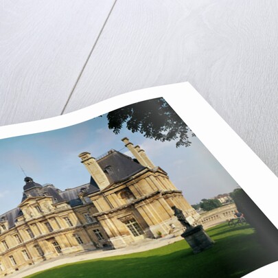 View of the West facade of Chateau de Maisons-Laffitte, built 1642-51 by Francois Mansart
