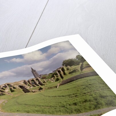View of the amphitheatre, built under Emperor Claudius by Roman