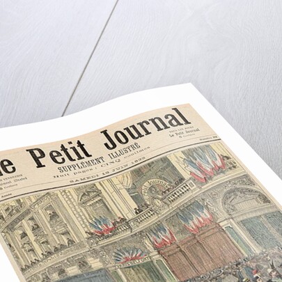 The Start of the Road Race from Paris to Belfort by Henri Meyer