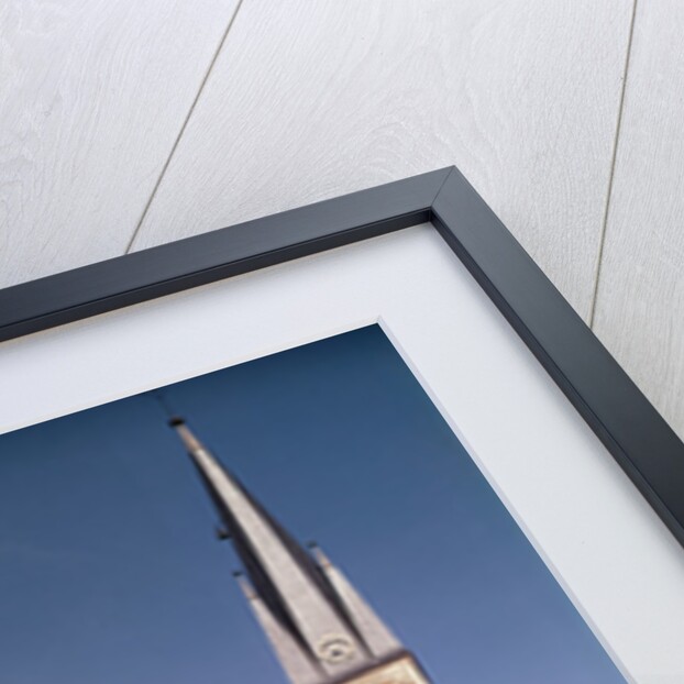 Principal facade of the abbey by French School