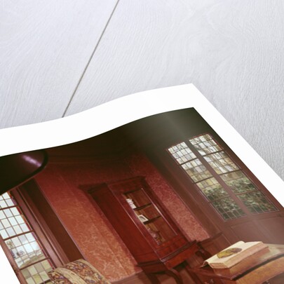 Interior of the study of Honore de Balzac in his home in rue Raynouard by French School