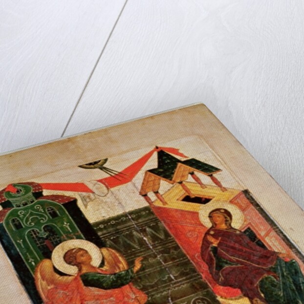 Icon depicting the Annunciation, Novgorod School by Russian School