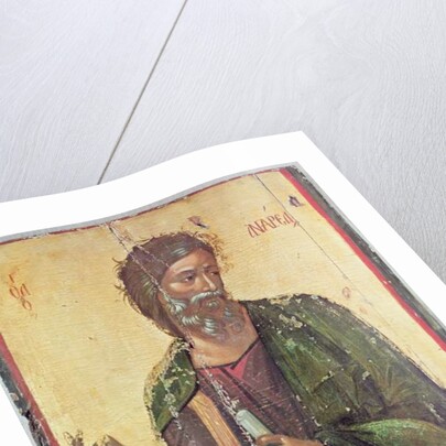 Icon depicting St. Andrew by Cypriot School
