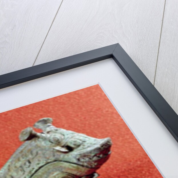 Ritual 'kuang' wine mixer in the shape of a monster, Shang Dynasty by School Chinese