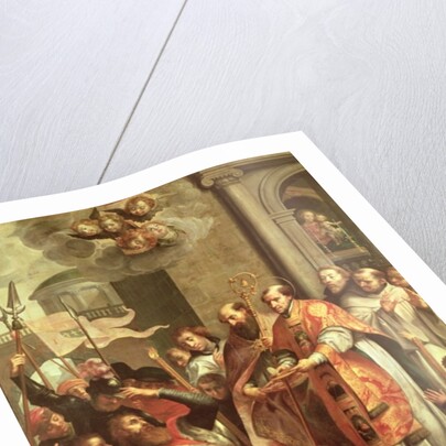 St. Bernard of Clairvaux and William X Duke of Aquitaine by Martin Pepyn or Pepin