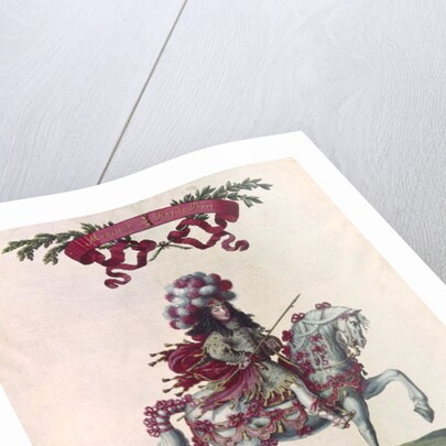 Philippe I Duke of Orleans as the King of Persia, part of the Carousel Given by Louis XIV in Front of the Tuileries, 5th June 1662 by Israel the Younger Silvestre