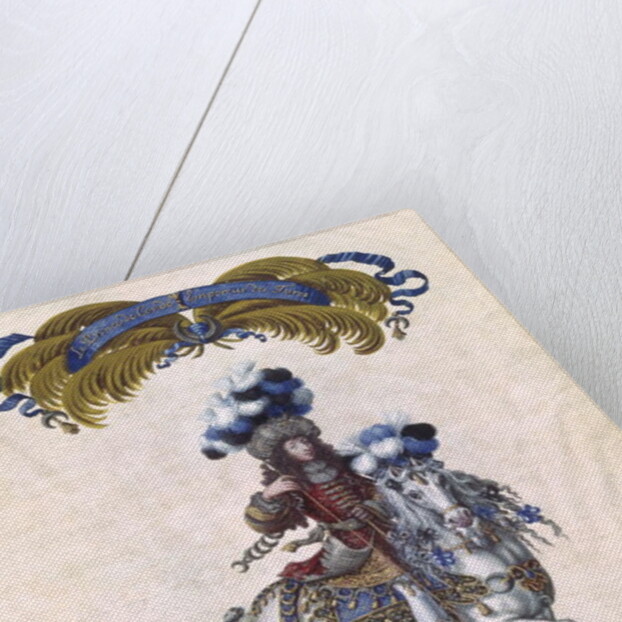 The Prince of Conde as the Emperor of Turkey, part of the Carousel Given by Louis XIV in Front of the Tuileries, 5th June 1662 by Israel the Younger Silvestre