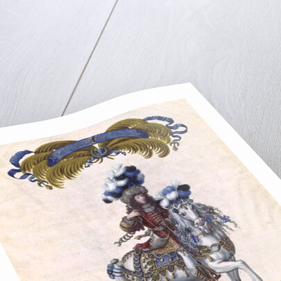 The Prince of Conde as the Emperor of Turkey, part of the Carousel Given by Louis XIV in Front of the Tuileries, 5th June 1662 by Israel the Younger Silvestre