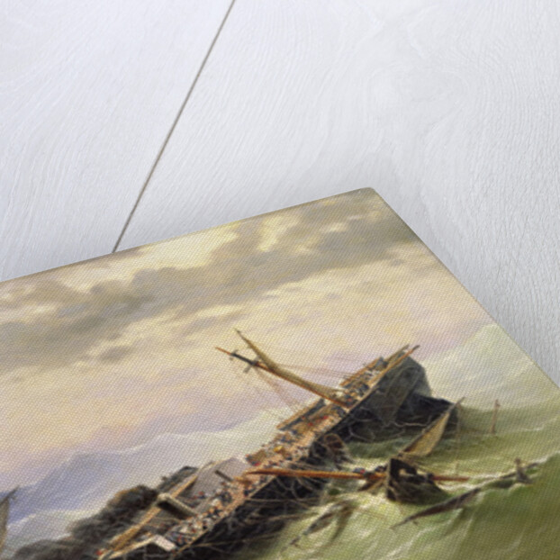 Seascape by Pierre Emile Berthelemy