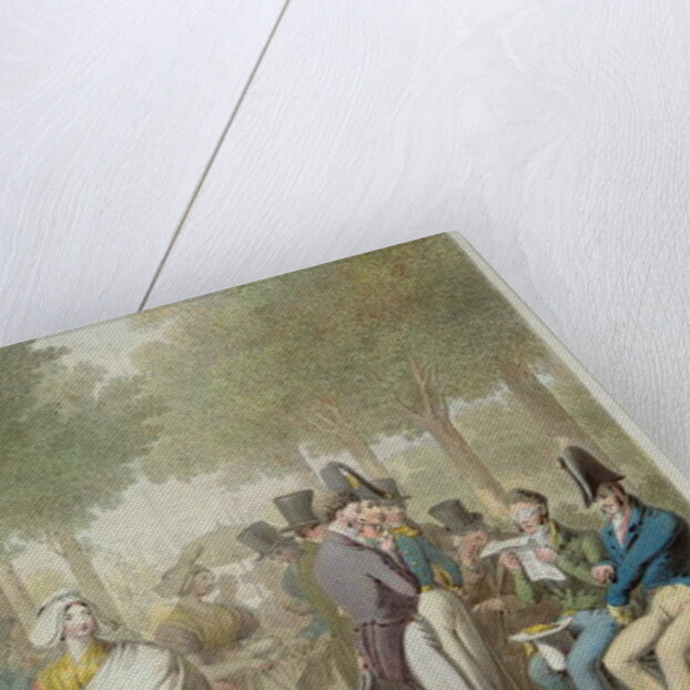 The Jardin des Tuileries by Georg Emanuel Opitz