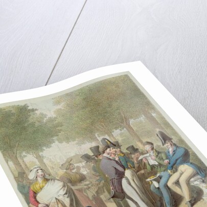 The Jardin des Tuileries by Georg Emanuel Opitz