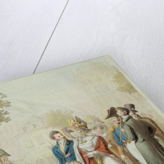 The Jardin des Tuileries by Georg Emanuel Opitz