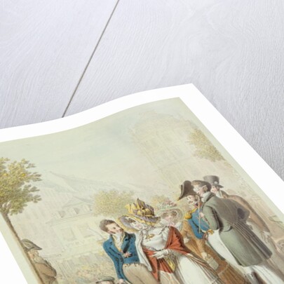 The Jardin des Tuileries by Georg Emanuel Opitz