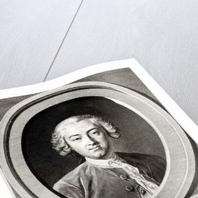 Portrait of Claude Adrien Helvetius french philosopher by Carle van Loo