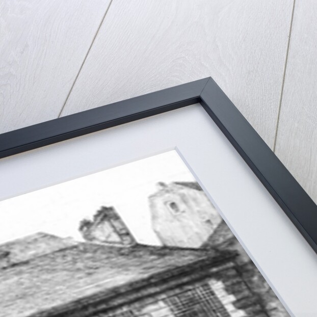 Entrance of the prison 'La Petite Force', rue Pavee in Paris, 1850 by French School