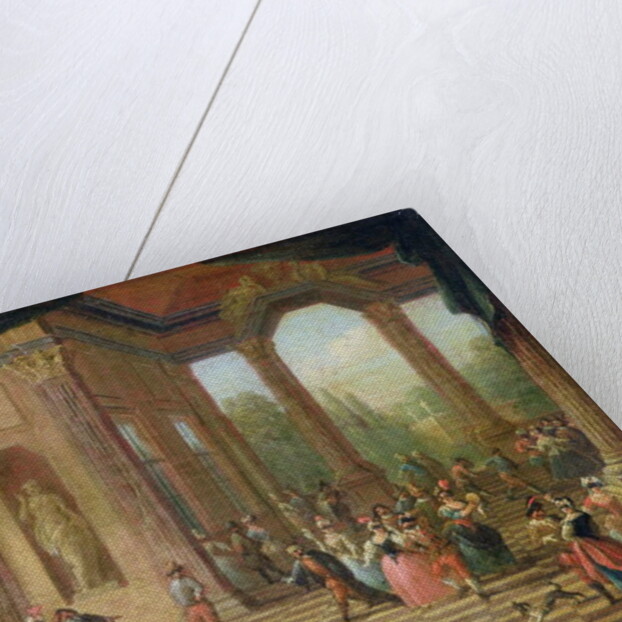 Scene at a Masked Ball by Italian School