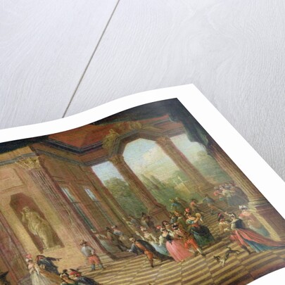 Scene at a Masked Ball by Italian School