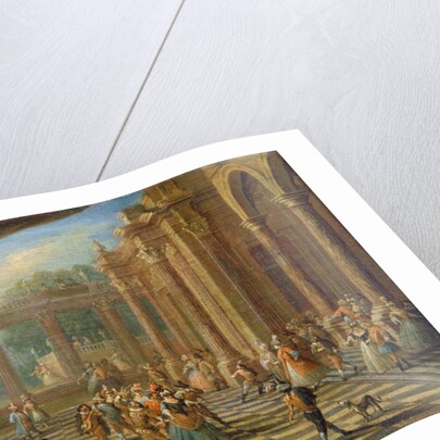 Scene at a Masked Ball by Italian School