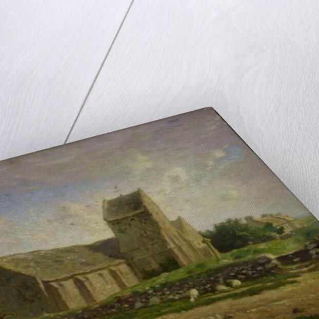 The Church at Greville, c.1871-74 by Jean-Francois Millet