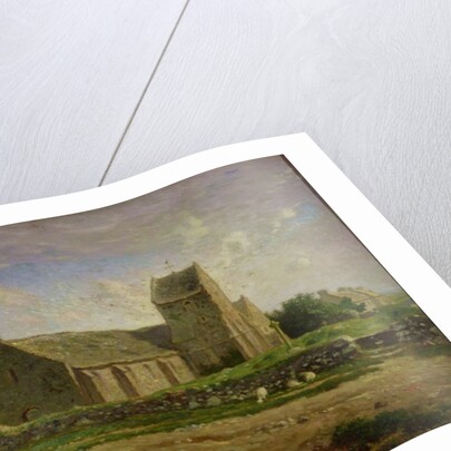 The Church at Greville, c.1871-74 by Jean-Francois Millet