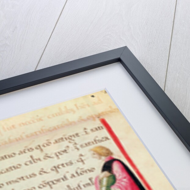 Ms 3054 fol.1 Presentation of the book by Italian School