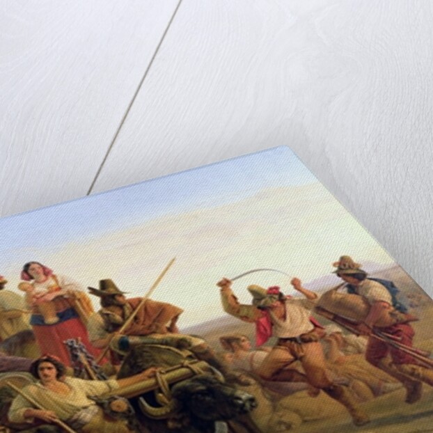 The Arrival of the Harvesters in the Pontine Marshes, 1830 by Louis Leopold Robert