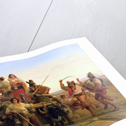 The Arrival of the Harvesters in the Pontine Marshes, 1830 by Louis Leopold Robert