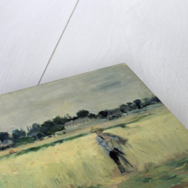 In the Wheatfield at Gennevilliers, 1875 by Berthe Morisot